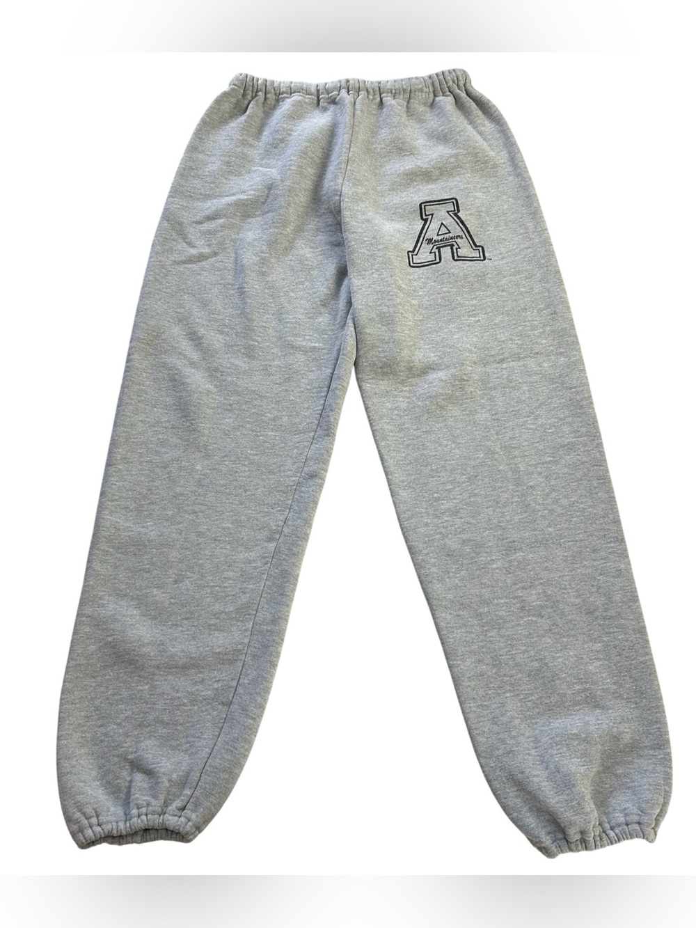 Appalachian State Mountaineers Mens Russell Athletic Fleece Sweatpants Gray sz M